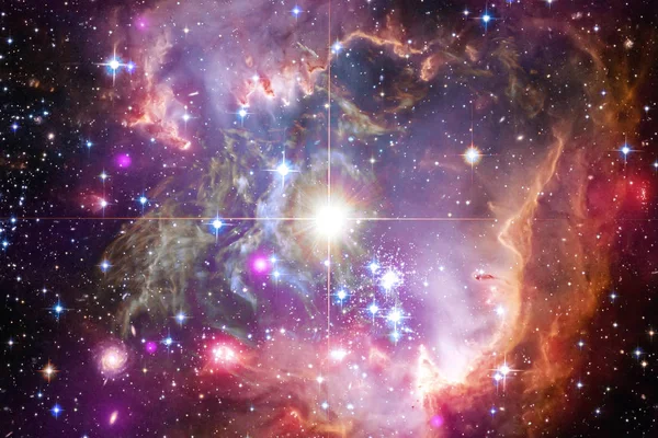 Bilim Kurgu Uzay Wallpaper Galaksiler Harika Kozmik Görüntüdeki Nebulas Nasa — Stok fotoğraf