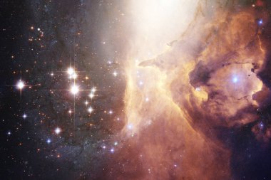 Kozmik manzara, muhteşem bilim kurgu duvar kağıdı.