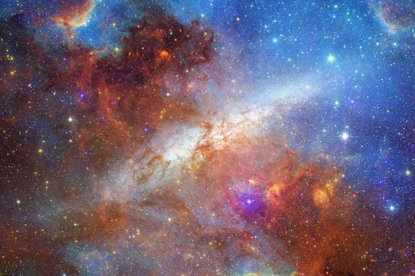 Bella Galassia Qualche Parte Nello Spazio Elementi Questa Immagine Forniti — Foto Stock