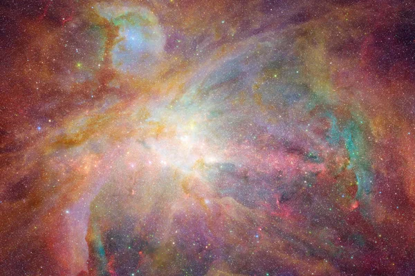 外层空间艺术 星系和明亮的恒星在美丽的组成 美国宇航局提供的这张图片的元素 — 图库照片