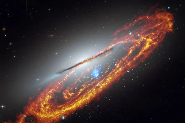 Gyönyörű Köd Világűrben Rejtélyes Univerzum Ragyogó Fényes Csillagok Kép Nasa — Stock Fotó
