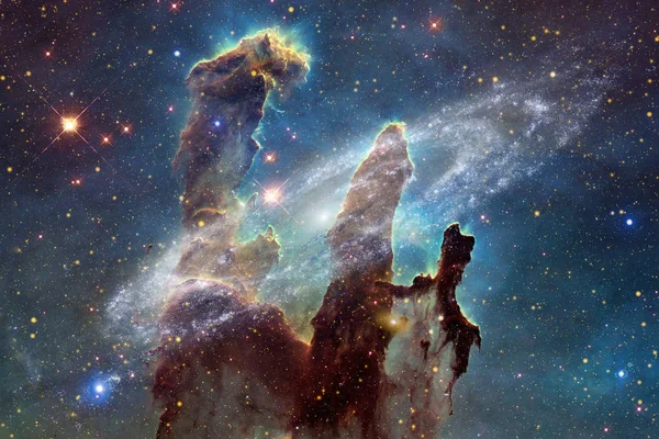 Galáxia Algures Espaço Profundo Beleza Universo Elementos Desta Imagem Fornecidos — Fotografia de Stock