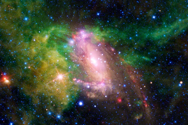 Miliarde Galaxii Din Univers Fundal Spaţial Abstract Elemente Ale Acestei — Fotografie, imagine de stoc