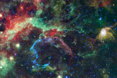 Sonsuz güzel cosmos Bulutsusu ve yıldızlar arka plan. Nasa tarafından döşenmiş bu görüntü unsurları