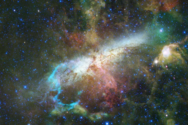 Glühende Galaxie Fantastische Science Fiction Tapete Elemente Dieses Bildes Von — Stockfoto