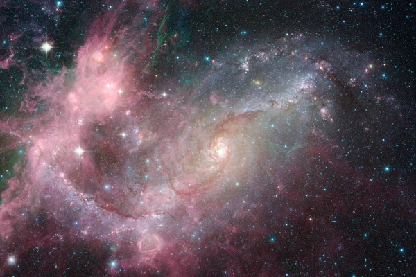 Nebulosas Muchas Estrellas Espacio Exterior Elementos Esta Imagen Proporcionados Por — Foto de Stock