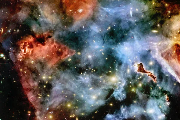 Вселенная Заполнена Звездами Туманностью Галактикой Космическое Искусство Обои Научной Фантастики — стоковое фото
