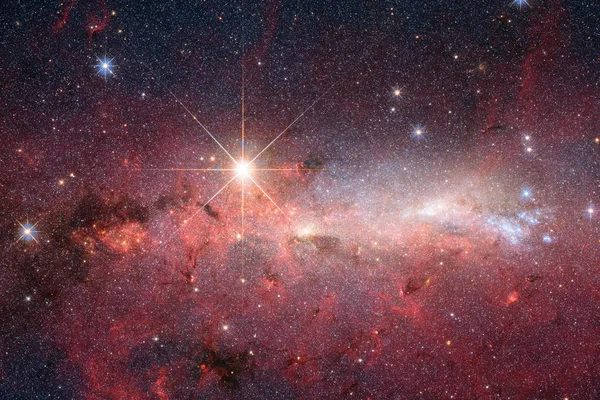 Космічний Простір Мистецтва Nebulas Галактик Яскраві Зірки Красива Композиція Елементи — стокове фото