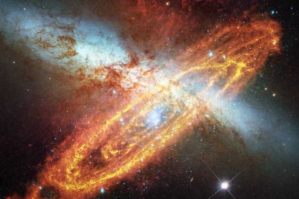 Космічні Пейзажі Awesome Наукової Фантастики Шпалерами Нескінченних Космічного Простору Елементи — стокове фото
