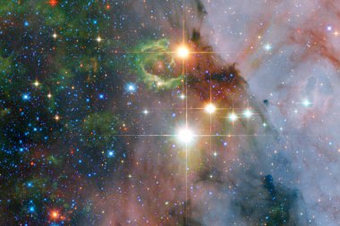 Harika Bulutsusu. Milyarlarca galaksi evrende. Nasa tarafından döşenmiş bu görüntü unsurları