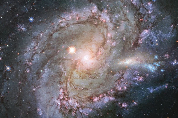 美しい無限宇宙の中の星雲 素晴らしい壁紙 Nasa から提供されたこのイメージの要素 — ストック写真