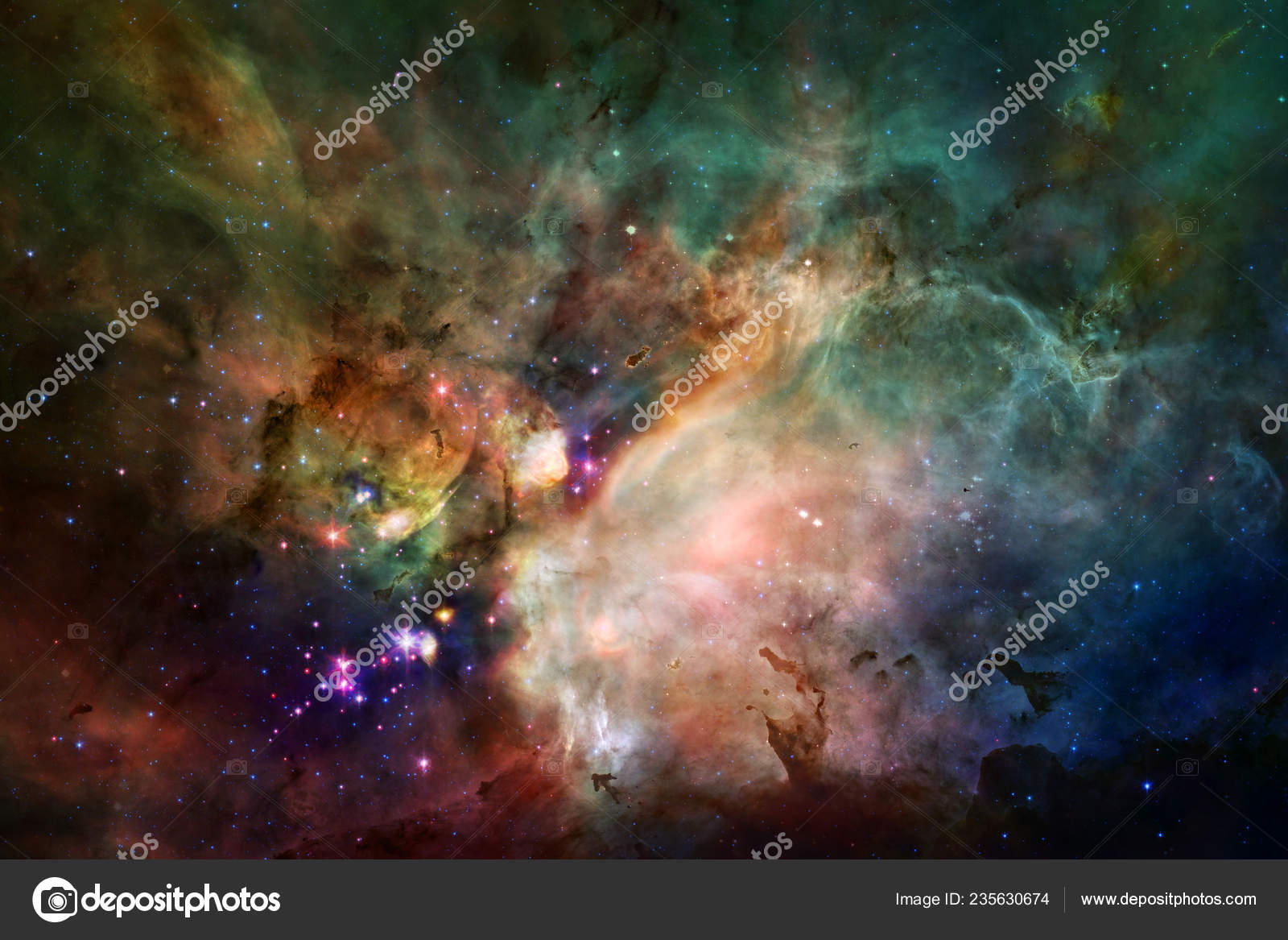 Deep Space Science Fiction Fantasy High Resolution Ideal Wallpaper Elements  Stock Photo by ©Outer_Space 235630674