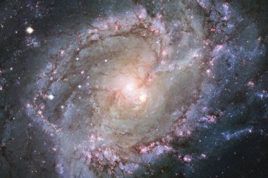 Evrenin güzel. Bilim kurgu duvar kağıdı. Nasa tarafından döşenmiş bu görüntü unsurları.