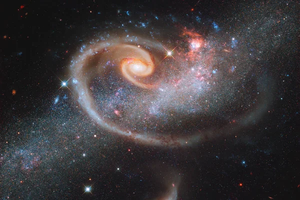 Scena Dell Universo Con Stelle Galassie Nello Spazio Profondo Che — Foto Stock
