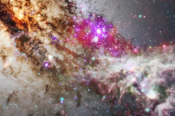 Galáxia Algures Espaço Profundo Beleza Universo Elementos Desta Imagem Fornecidos — Fotografia de Stock