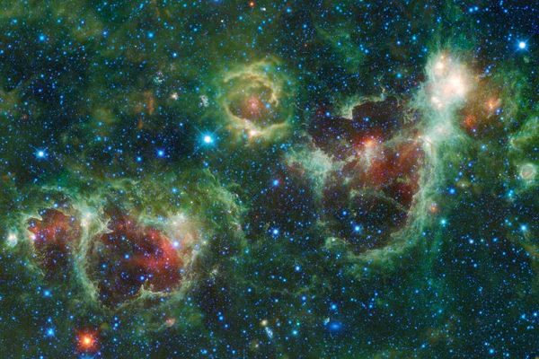 Awesome Nebulosa Miljarder Galaxer Universum Delar Denna Bild Från Nasa — Stockfoto