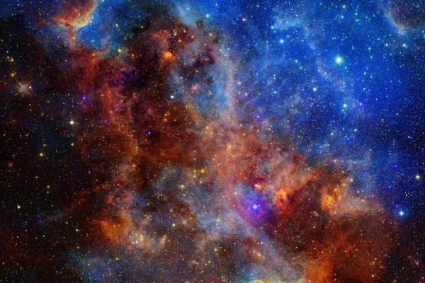 Прекрасная Туманность Яркие Звезды Открытом Космосе Светящаяся Таинственная Вселенная Элементы — стоковое фото