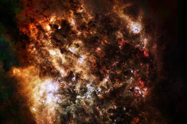 Nébuleuses Étoiles Dans Espace Univers Mystérieux Lumineux Éléments Cette Image — Photo