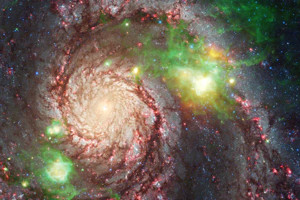 Uma Bela Galáxia Algures Espaço Elementos Desta Imagem Fornecidos Pela — Fotografia de Stock