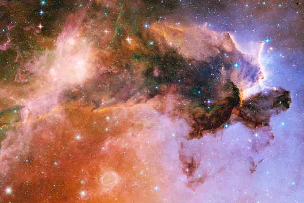 Univerzum Tele Csillagok Köd Galaxy Kozmikus Művészet Sci Háttérkép Kép — Stock Fotó