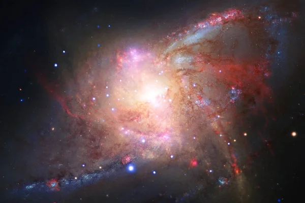 Όμορφη Νεφέλωμα Starfield Συμπλέγματος Των Αστεριών Εξωτερικό Χώρο Επιστημονικής Φαντασίας — Φωτογραφία Αρχείου