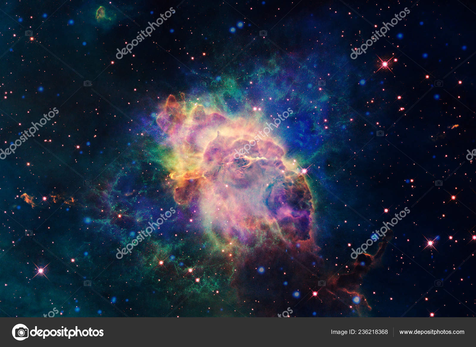 深宇宙のどこかで信じられないほど美しい銀河 空想科学小説の壁紙 Nasa から提供されたこのイメージの要素 ストック写真 C Outer Space