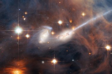 Derin uzayın harika. Milyarlarca galaksi evrende. Nasa tarafından döşenmiş bu görüntü unsurları.