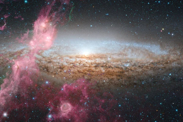 Туманности Множество Звёзд Космосе Элементы Этого Изображения Предоставлены Наса — стоковое фото