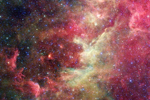 发光的星系 令人敬畏的科幻小说壁纸 这张图片的元素由纳南德提供 — 图库照片