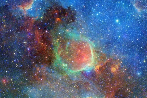 Nebulosa Och Galaxer Rymden Delar Denna Bild Tillhandahålls Nasa — Stockfoto