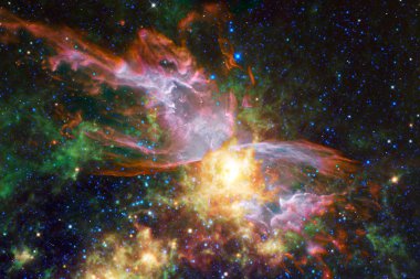 Harika Bulutsusu. Milyarlarca galaksi evrende. Nasa tarafından döşenmiş bu görüntü unsurları