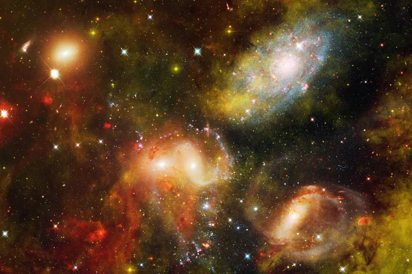Nebulosas Una Nube Interestelar Polvo Estelar Elementos Esta Imagen Proporcionados — Foto de Stock