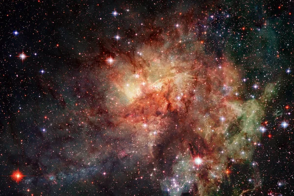 星云是恒星尘埃的星际云 外层空间图像 美国宇航局提供的这张图片的元素 — 图库照片