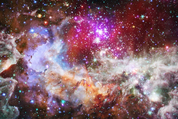 Kozmikus Galaxis Háttér Köd Stardust Fényes Csillag Kép Nasa Berendezett — Stock Fotó