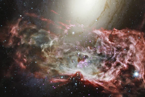 Mgławica Piękne Niekończące Się Wszechświata Niesamowite Tapety Drukowania Elementy Tego — Zdjęcie stockowe