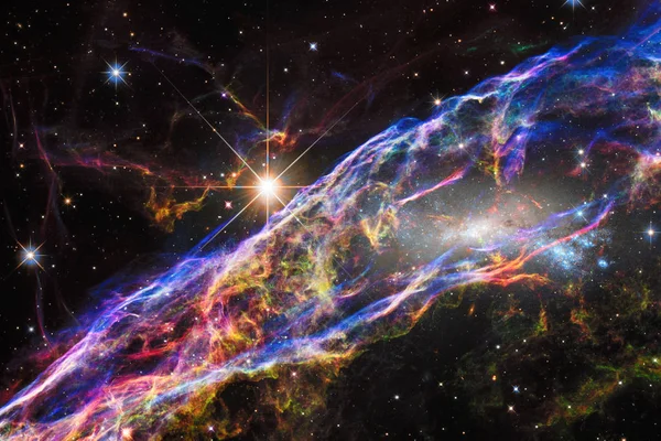 無限の宇宙のどこかに素晴れらしいカラフルな星雲です Nasa から提供されたこのイメージの要素 — ストック写真