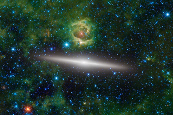 Λαμπερό Γαλαξία Φοβερό Επιστημονικής Φαντασίας Ταπετσαρία Στοιχεία Αυτής Της Εικόνας — Φωτογραφία Αρχείου