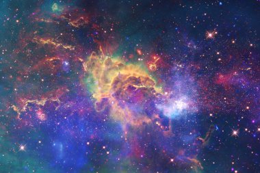 Derin uzay. Yüksek çözünürlüklü bilim kurgu fantezisi duvar kağıdı için idealdir. Bu görüntünün elementleri NASA tarafından desteklenmektedir