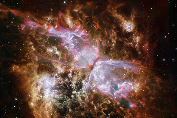 Sterne Galaxien Und Nebel Einem Fantastischen Kosmischen Bild Elemente Dieses — Stockfoto