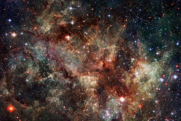 Nebulosa Una Nube Interstellare Polvere Stellare Immagine Spaziale Esterna Elementi — Foto Stock