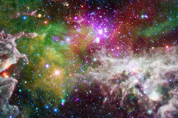 Gyönyörű Tejútrendszer Háttér Köd Stardust Fényes Csillag Kép Nasa Berendezett — Stock Fotó