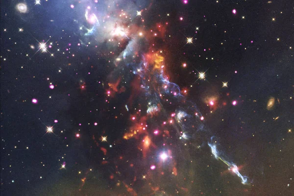 Galaxias Estrellas Nebulosas Una Impresionante Imagen Espacial Fondo Pantalla Ciencia — Foto de Stock