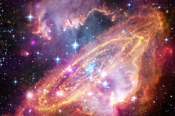 Nebulae Many Stars Outer Space Elements Image Furnished Nasa — Stock Photo, Image