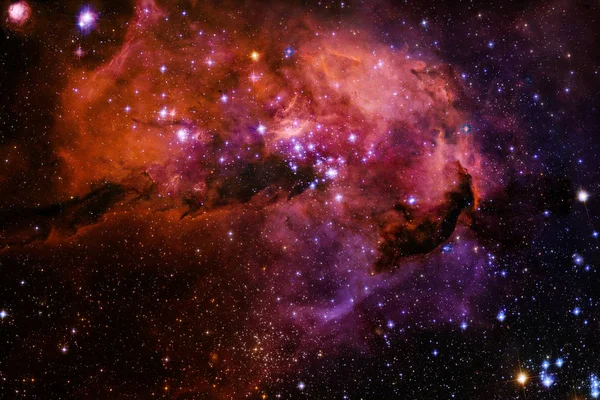 Galaxie Champ Stellaire Nébuleuses Amas Étoiles Dans Espace Lointain Art — Photo