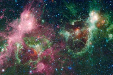 Galaxy dış uzay, evren güzelliği. Nasa tarafından döşenmiş bu görüntü unsurları.