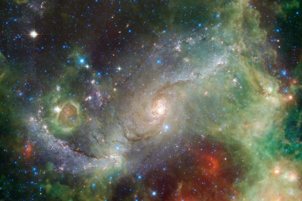 Universumsszene Mit Hellen Sternen Und Galaxien Weltraum Die Die Schönheit — Stockfoto