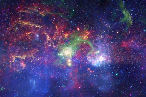 外太空中的真棒星系无尽的宇宙的星场 美国宇航局提供的这张图片的元素 — 图库照片