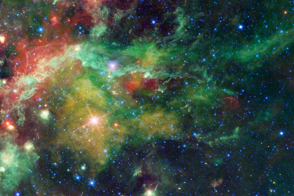 Schöner Weltraum Hintergrund Kosmok Kunst Elemente Dieses Bildes Von Der — Stockfoto