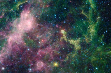 Galaxy dış uzay, evren güzelliği. Nasa tarafından döşenmiş bu görüntü unsurları.