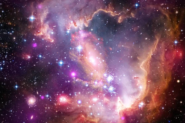 Nébuleuses Nombreuses Étoiles Dans Espace Éléments Cette Image Fournis Par — Photo